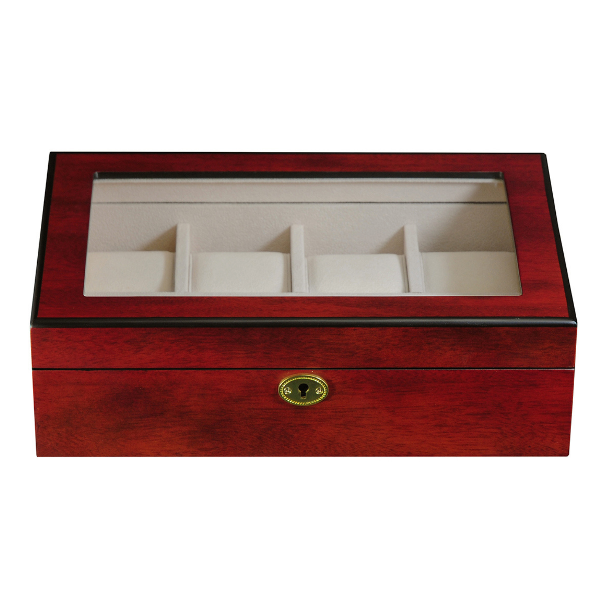 Cherry Wooden Watch Box for 8 Watches