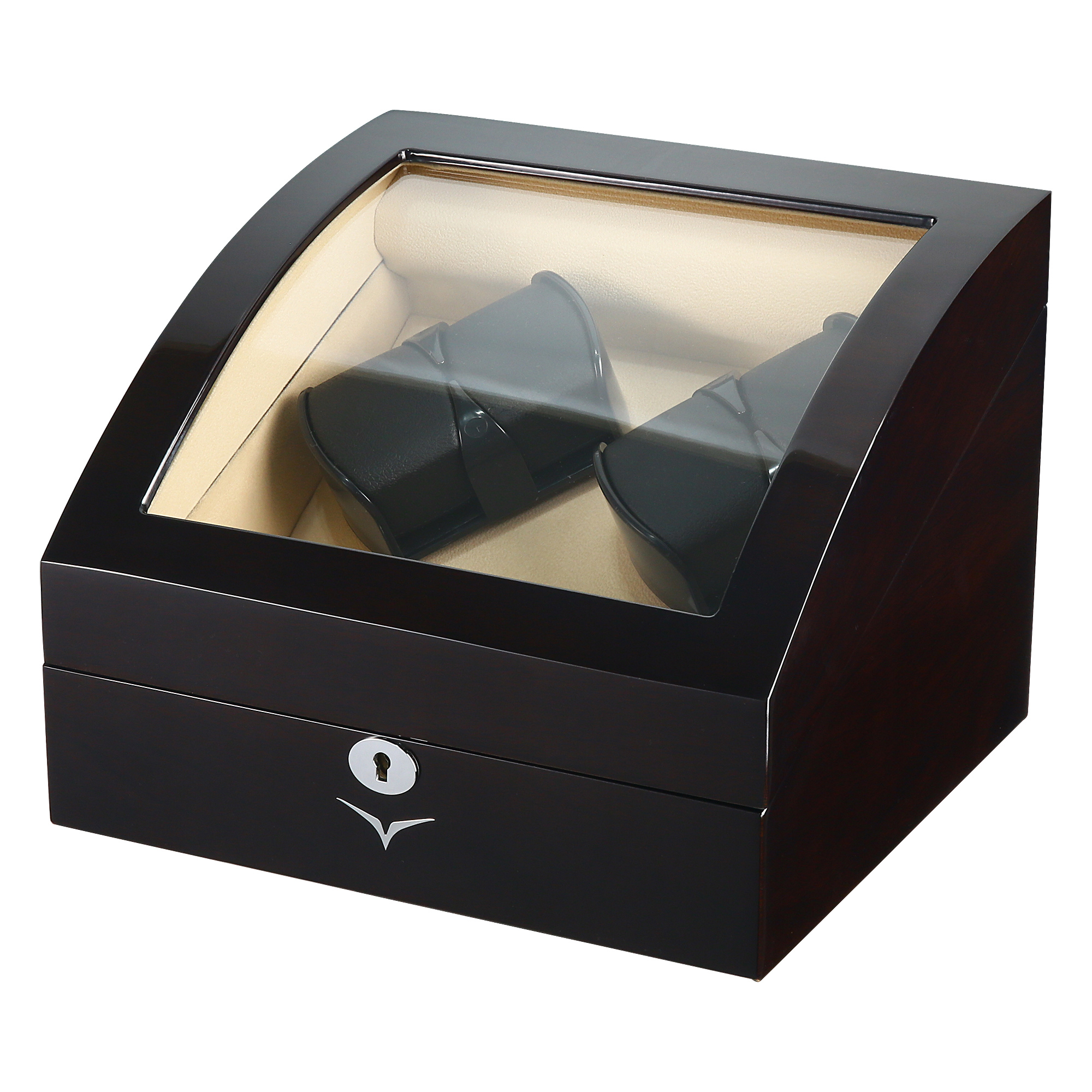 Seconds - Avoca Watch Winder Box 4 + 4 Watches in Mahogany (J)