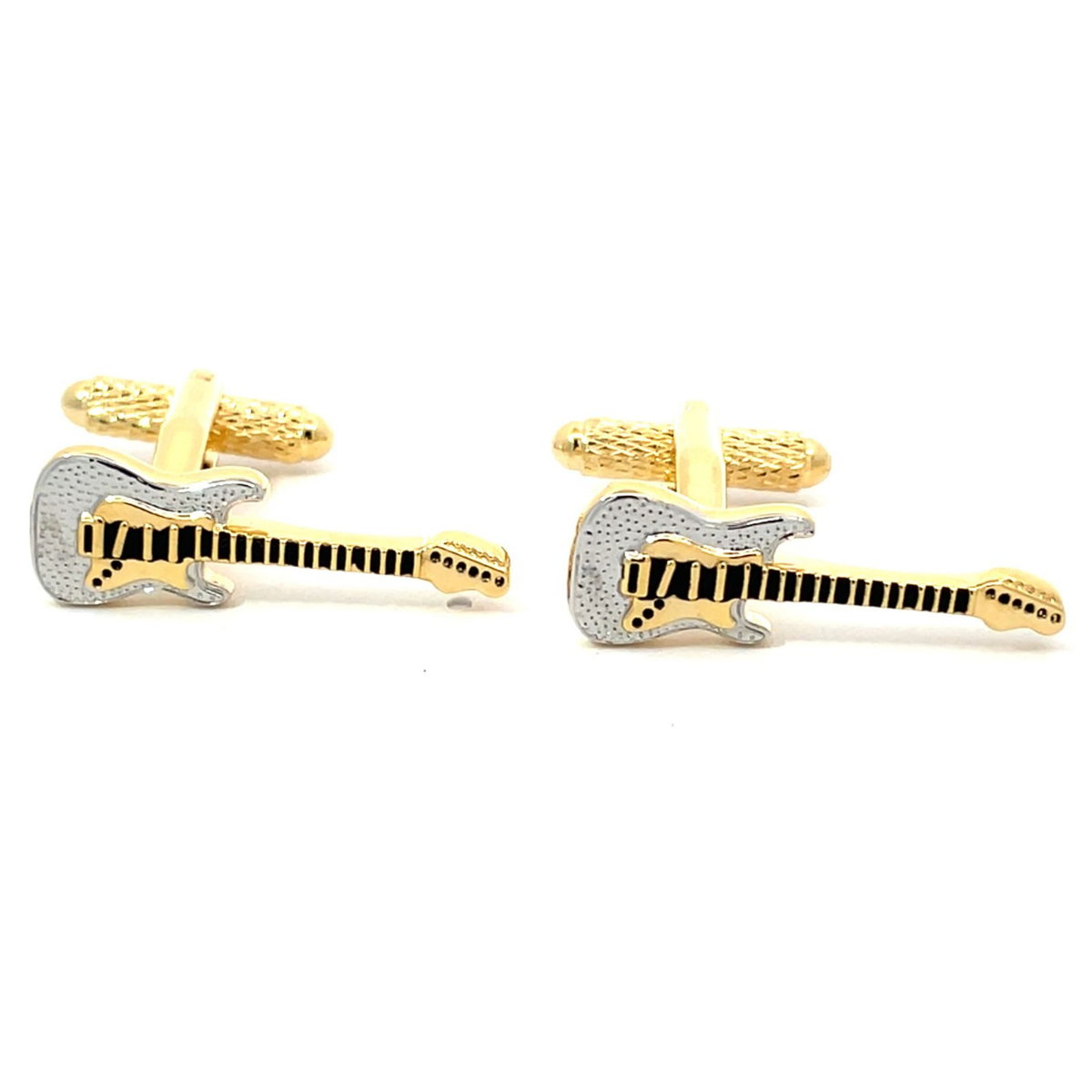 Gold Guitar Cufflinks