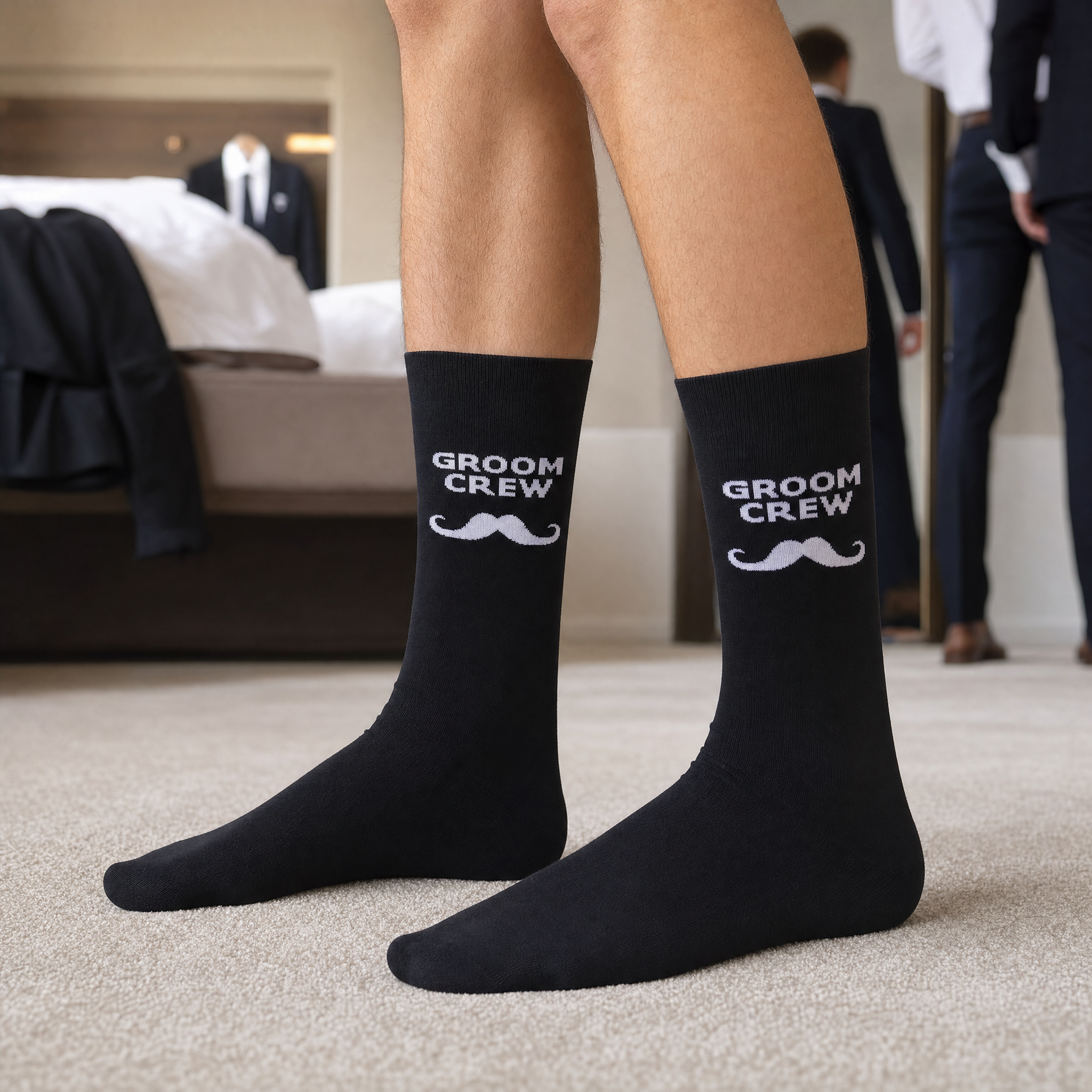 Groom Crew Socks by Dapper Roo lifestyle image