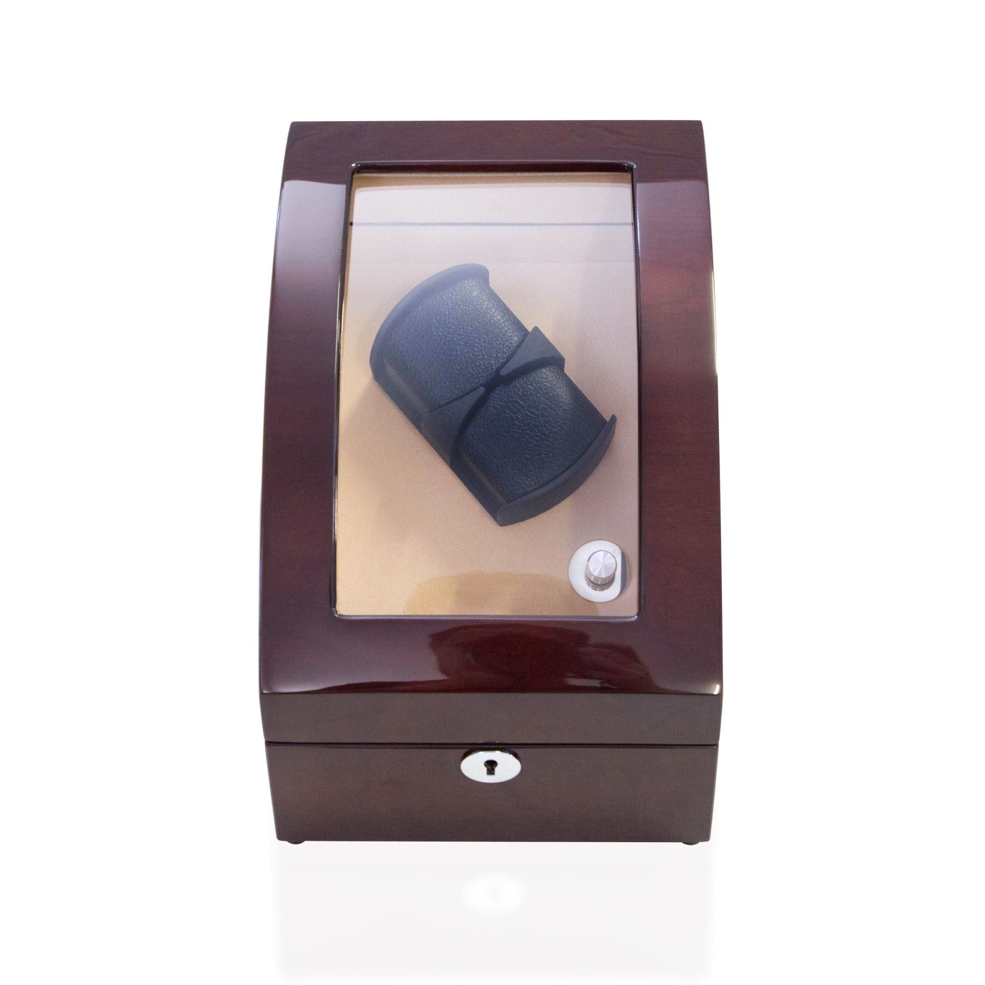 Seconds - Avoca Watch Winder Box for 2 + 3 watches in Mahogany (a) Seconds Clinks