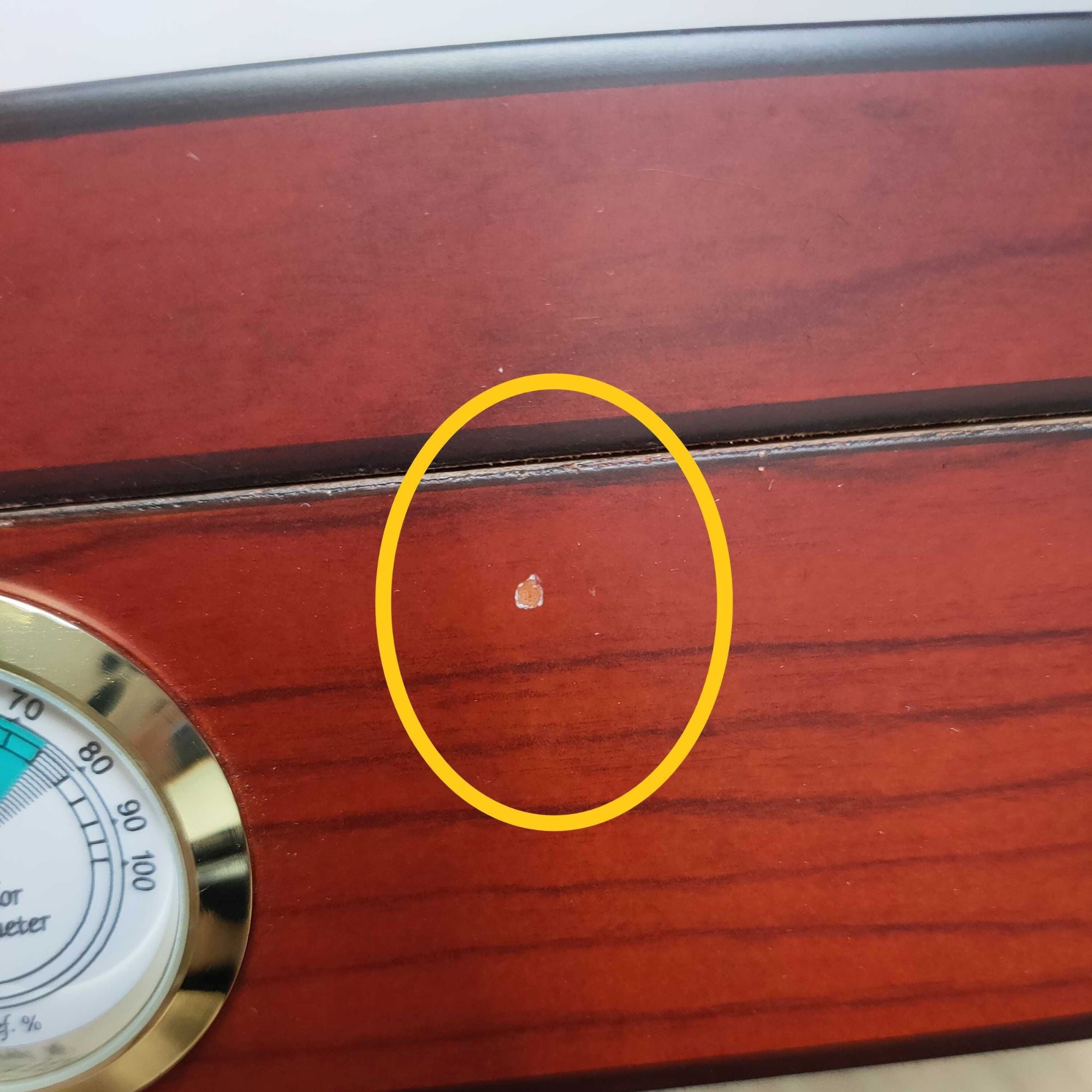 Seconds - 12-20 CT Cherry Cigar Humidor Spanish Cedar Box for Cigars (c) Seconds Clinks