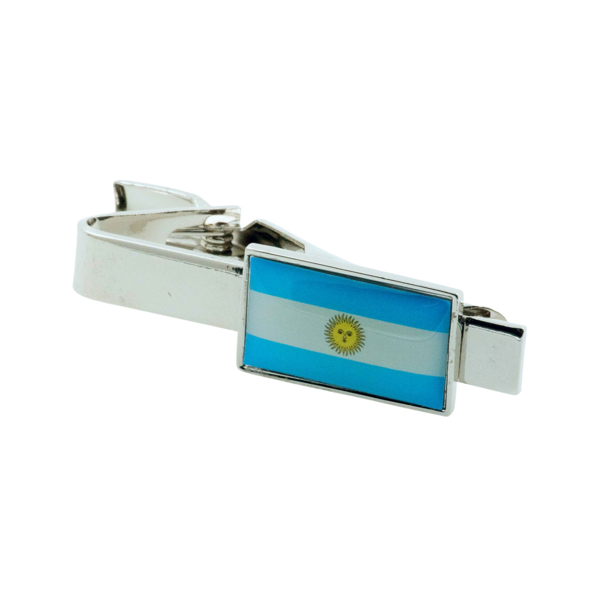 Flag of Argentina Tie Clip Tie Clips Clinks