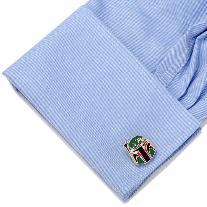 Star Wars Boba Fett Helmet Cufflinks Novelty Cufflinks Star Wars