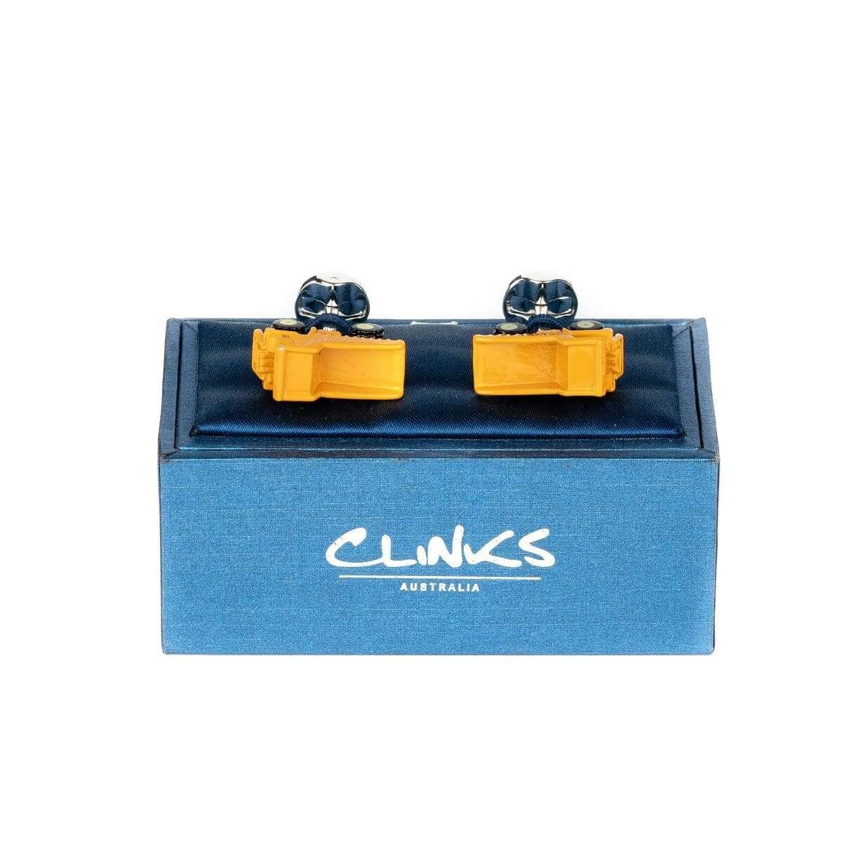 Yellow Dump Truck Cufflinks Novelty Cufflinks Clinks Australia