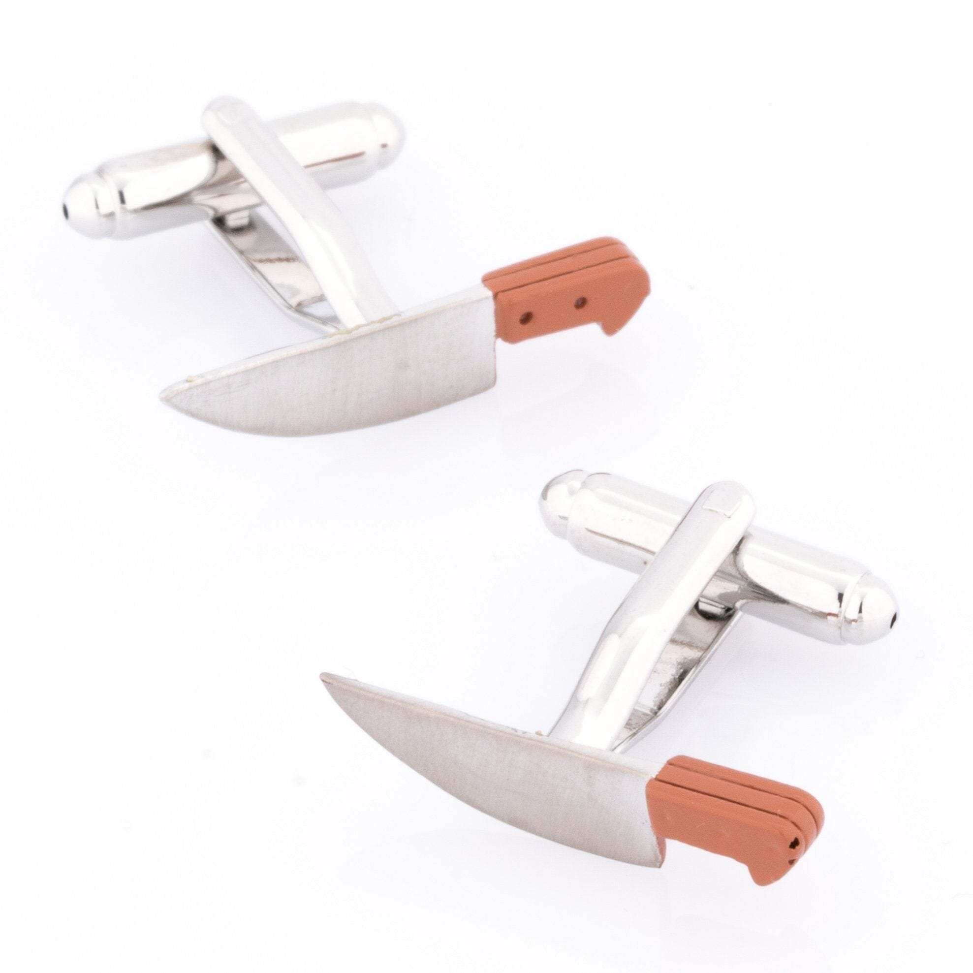 Chef / Butcher Knife Cufflinks Novelty Cufflinks Clinks Australia Chef / Butcher Knife Cufflinks