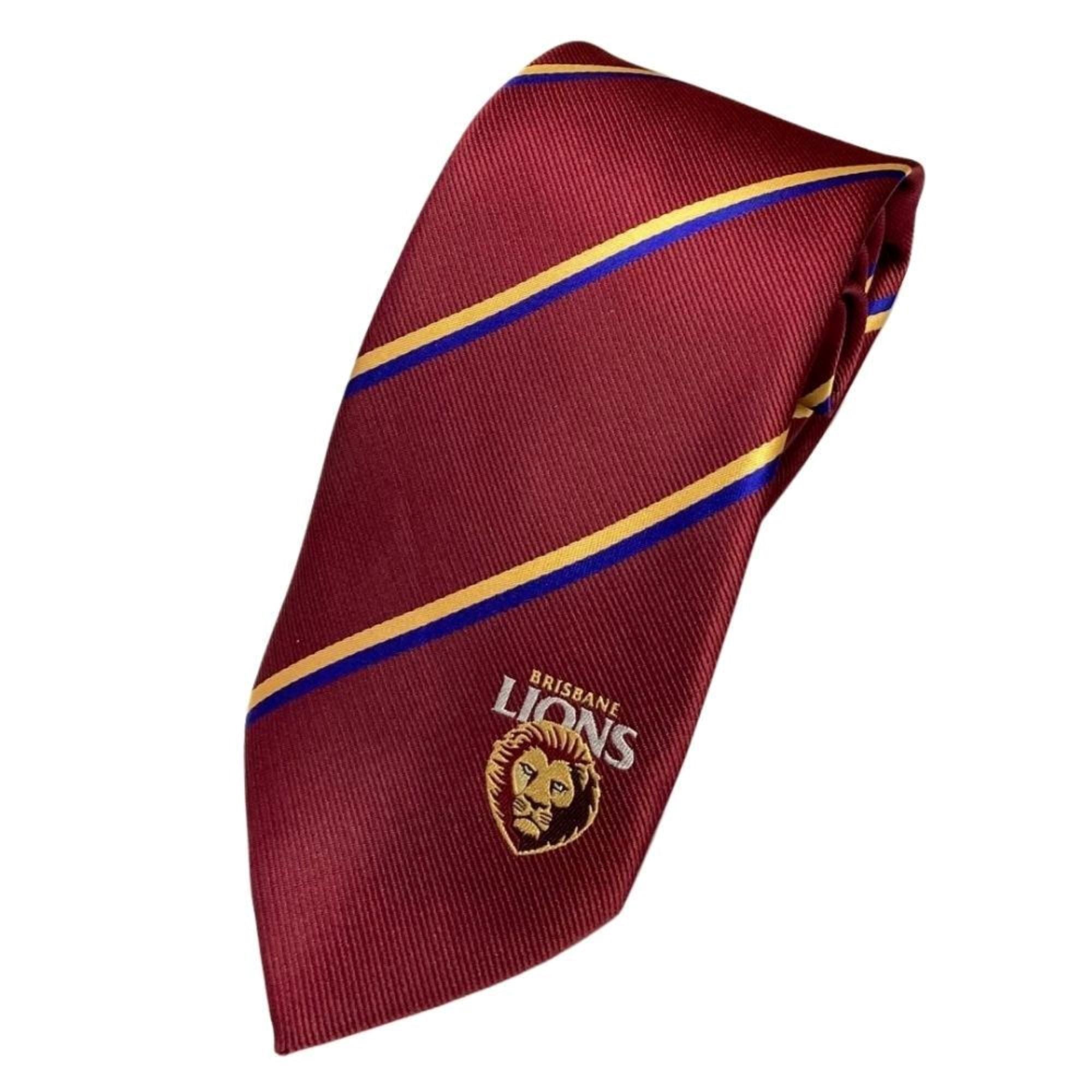 AFL Brisbane Lions MF Tie Ties AFL