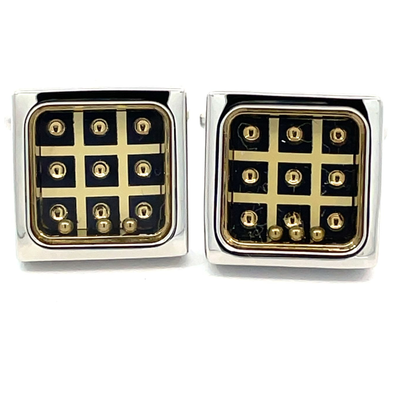 Square Ball Game Cufflinks