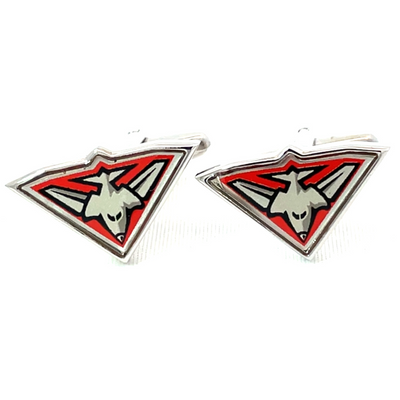 Colour Essendon Logo AFL Cufflinks