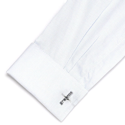 Grooms Father cut-out style Wedding cufflinks