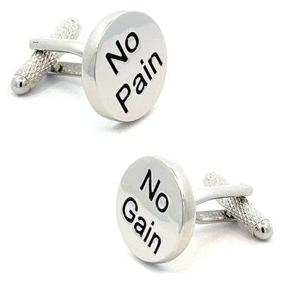 No Pain, No Gain Cufflinks