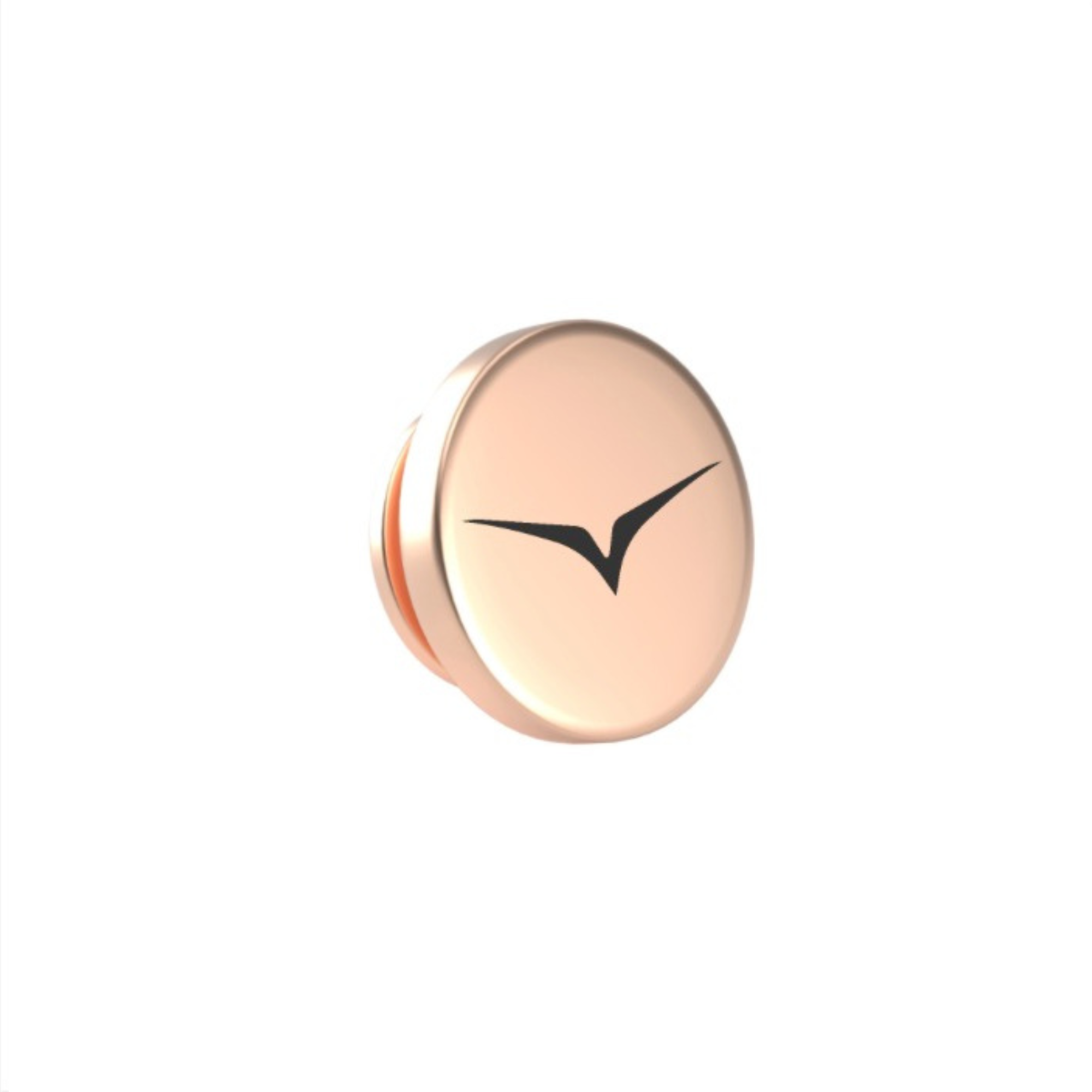Custom Logo Engraved Round Lapel Pin