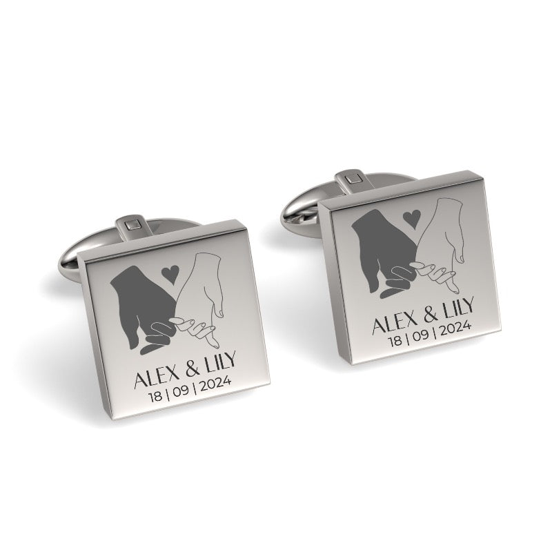 The Promise Engraved Cufflinks