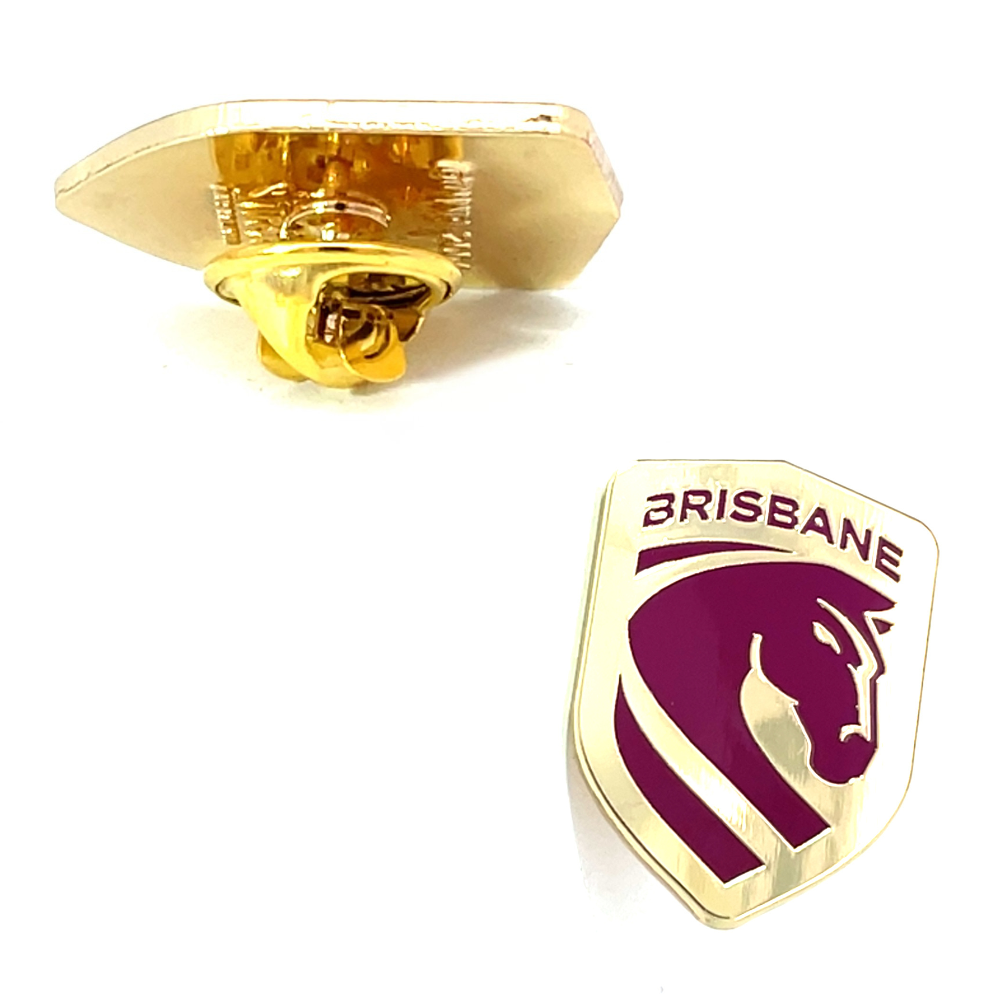 Brisbane Broncos Logo NRL Pin