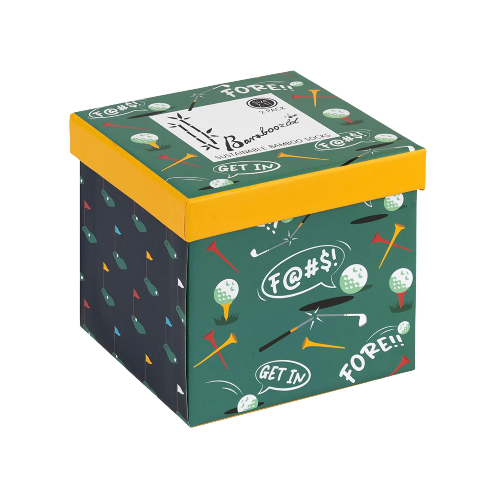 Mens Golf Fore 2pk Gift Box