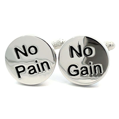 No Pain, No Gain Cufflinks