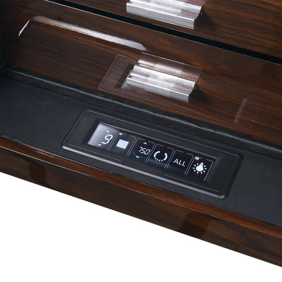 Esperance Watch Winder for 9 Watches with Fingerprint Lock and Drawer