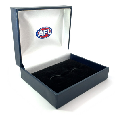 Silver Carlton Football Club AFL Cufflinks