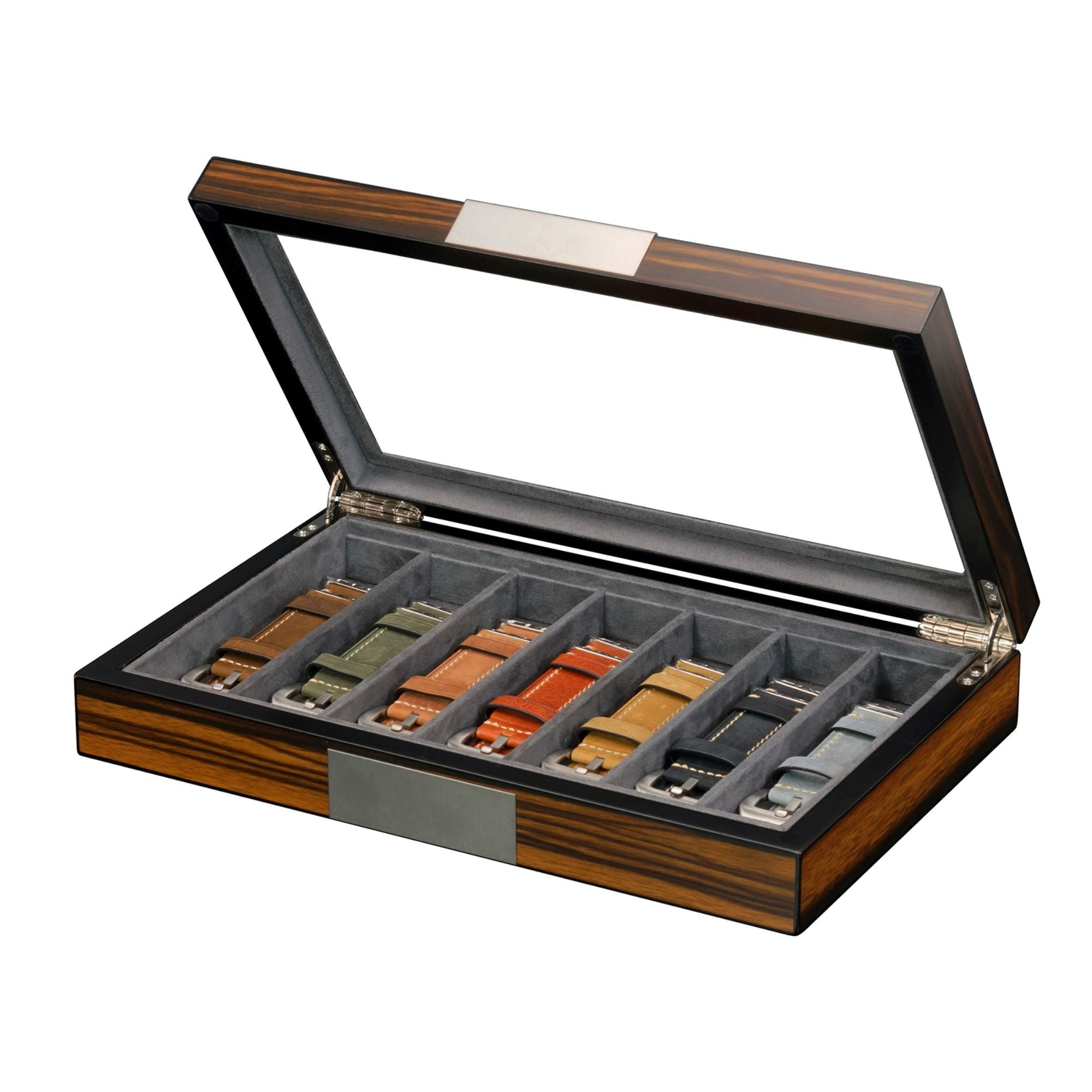 7 Slots Wooden Watch Straps Box Watch Boxes Clinks Australia 