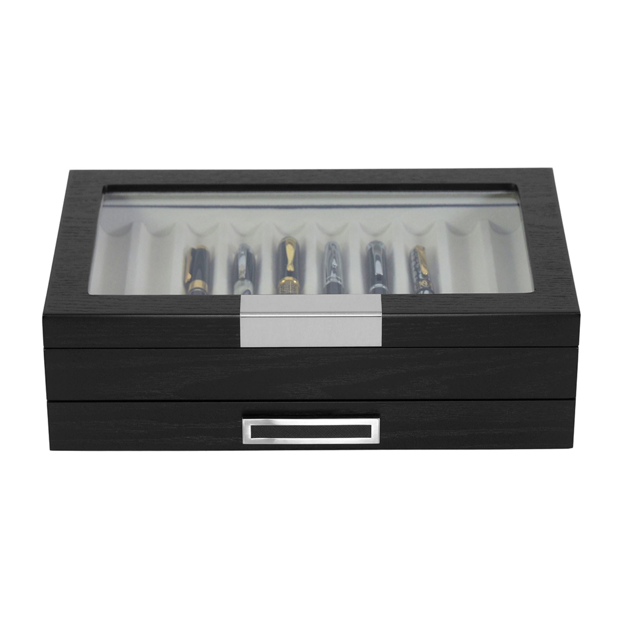 20 Slots Wooden Pen Box Storage Boxes Clinks Australia 