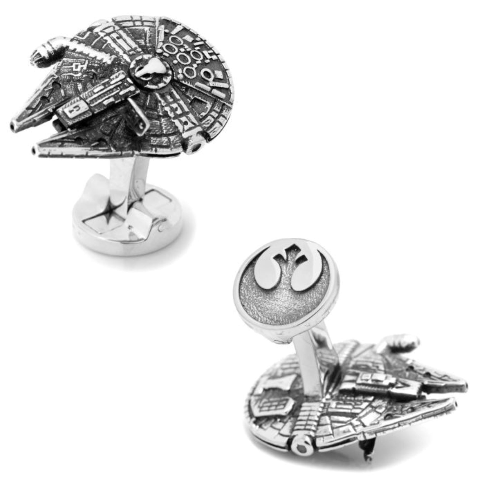 3D Millennium Falcon Star Wars Cufflinks Novelty Cufflinks Star Wars 