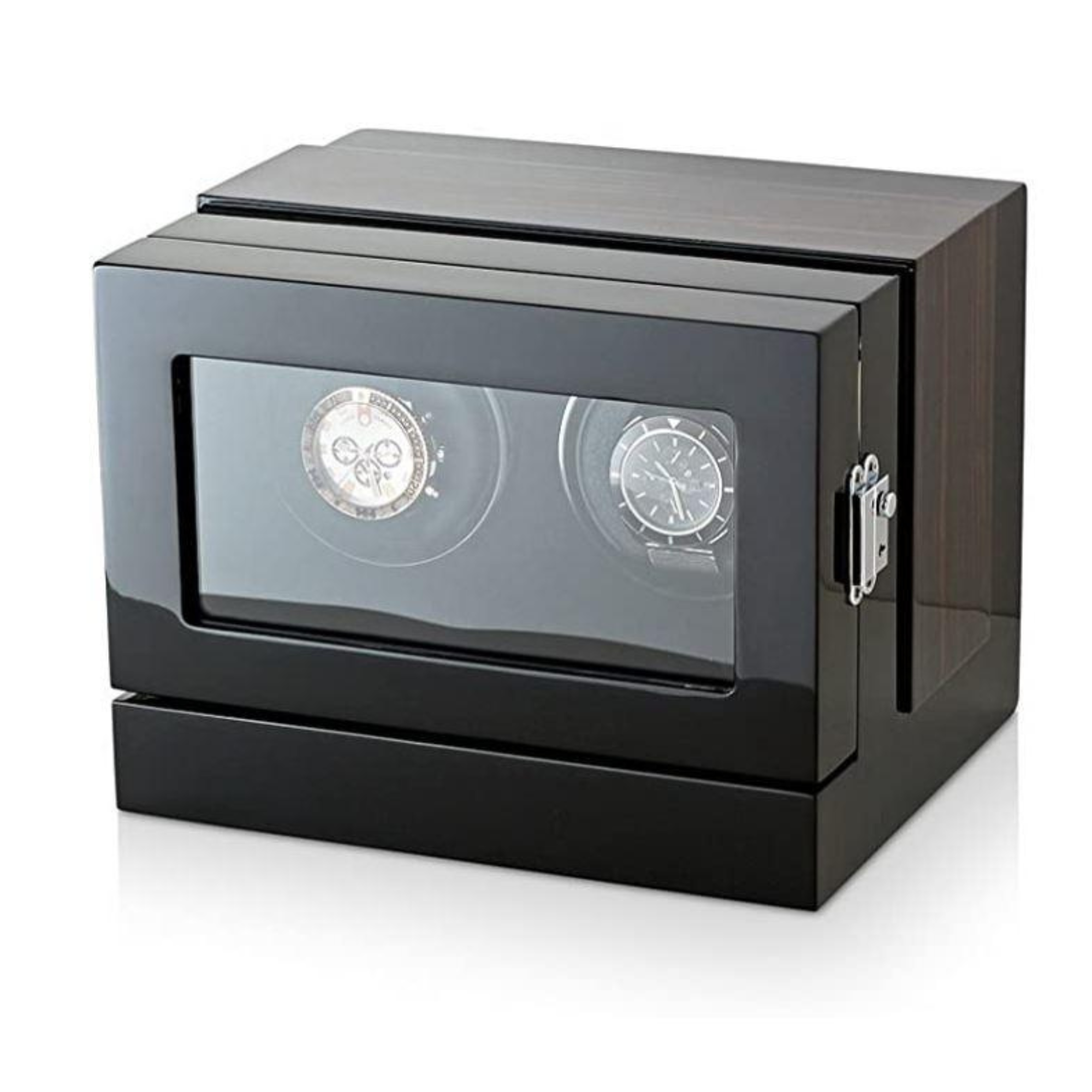 Sydney Watch Winder Box for 2 Watches in Black