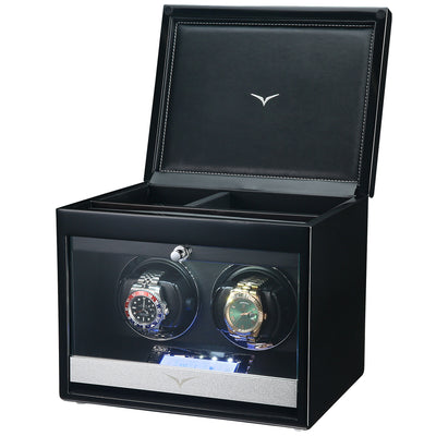Vancouver Watch Winder for 2 Black