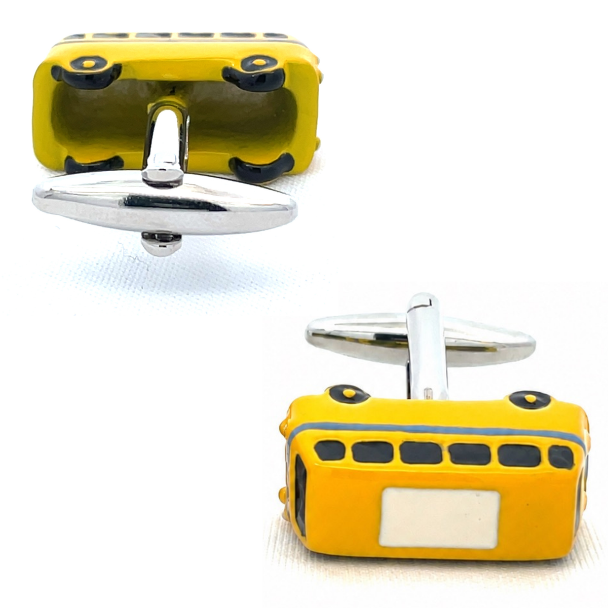 Yellow VW Kombi Cufflinks