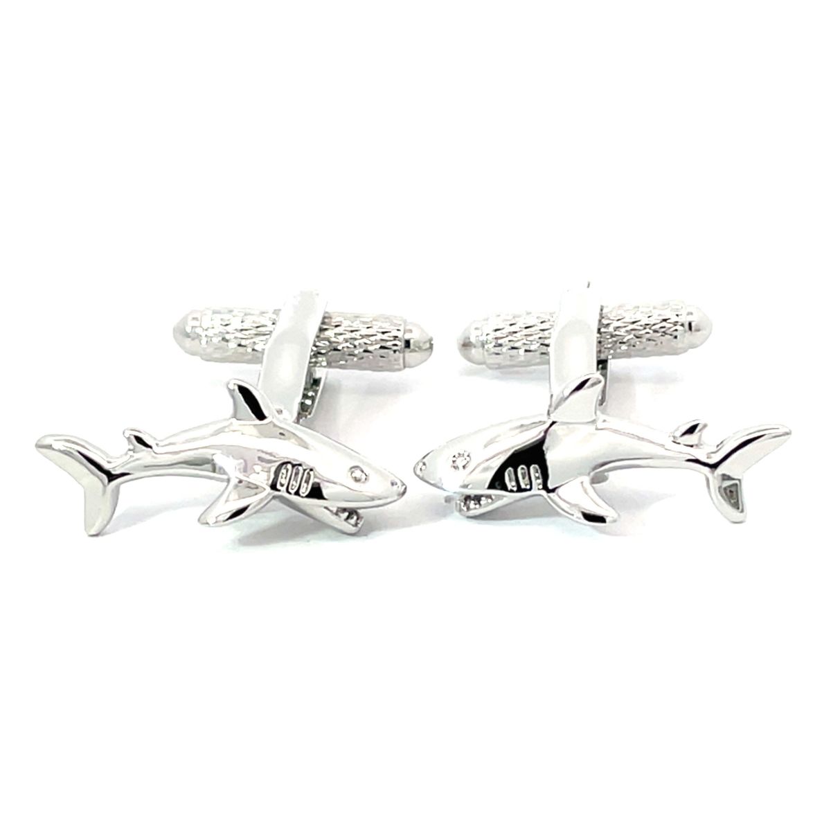 White Pointer Shark Cufflinks