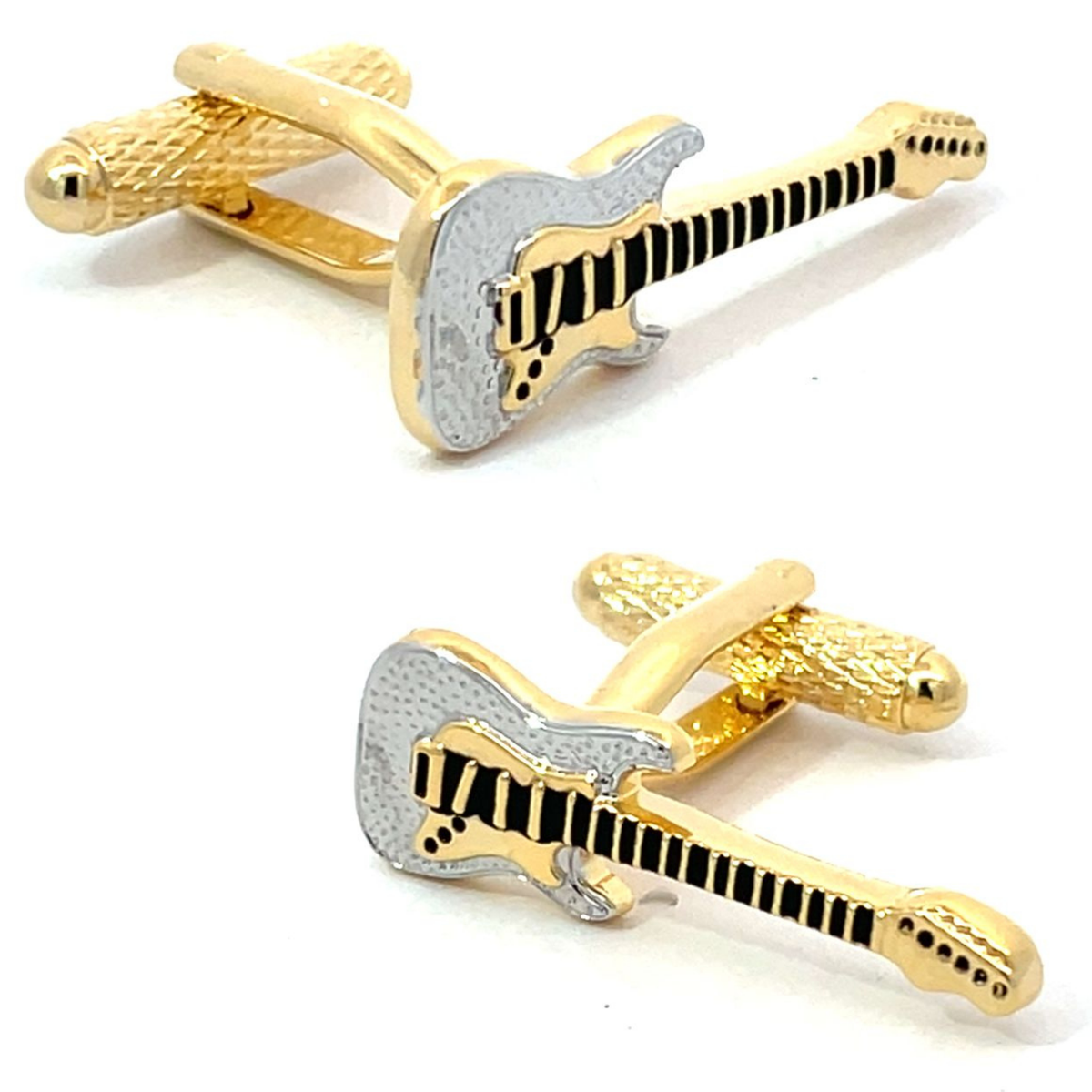 Gold Guitar Cufflinks