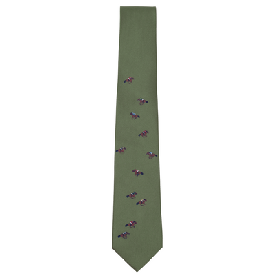 Racing Tie Olive
