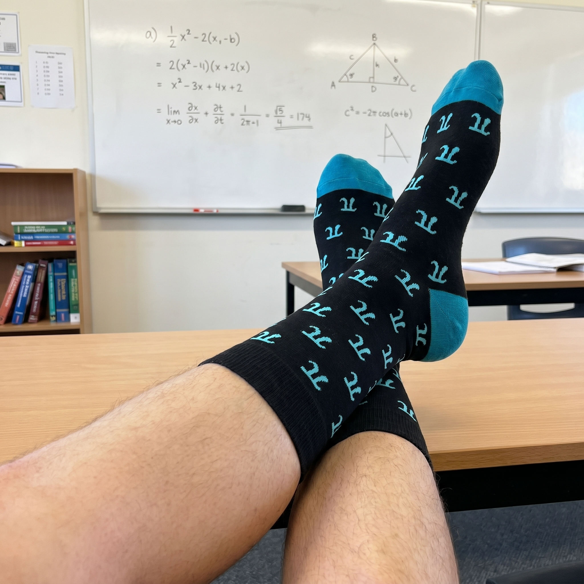I Spy Pi Bamboo Socks by Dapper Roo lifestyle image - Nano Banana 2 #3