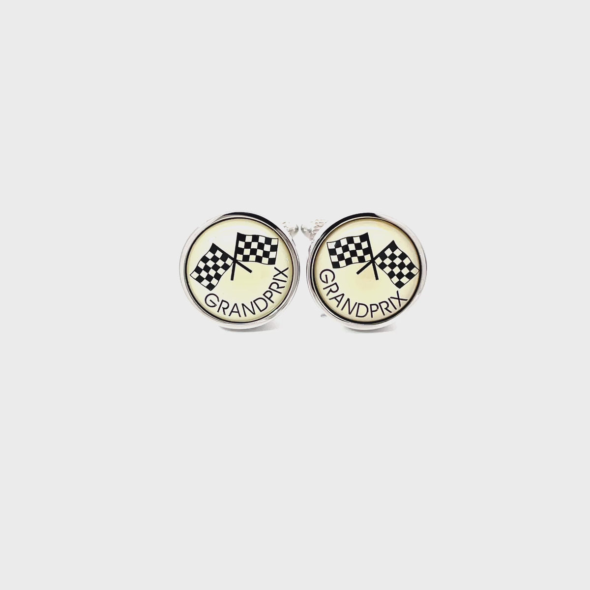 Grand Prix Flags Cufflinks