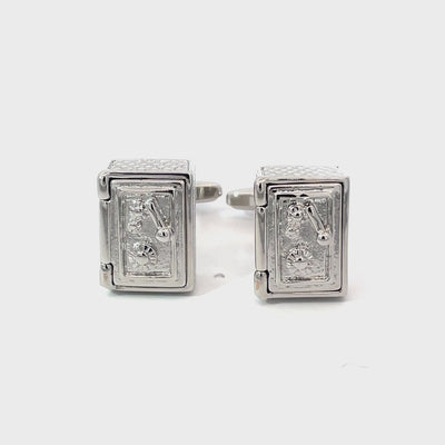Money Vault Bank Safe Cufflinks