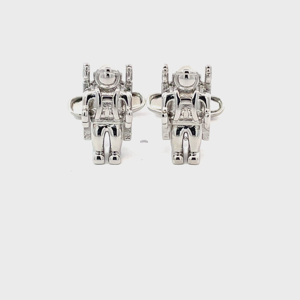 Astronaut Silver Cufflinks