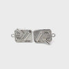 Painters Roller Tray Silver Cufflinks