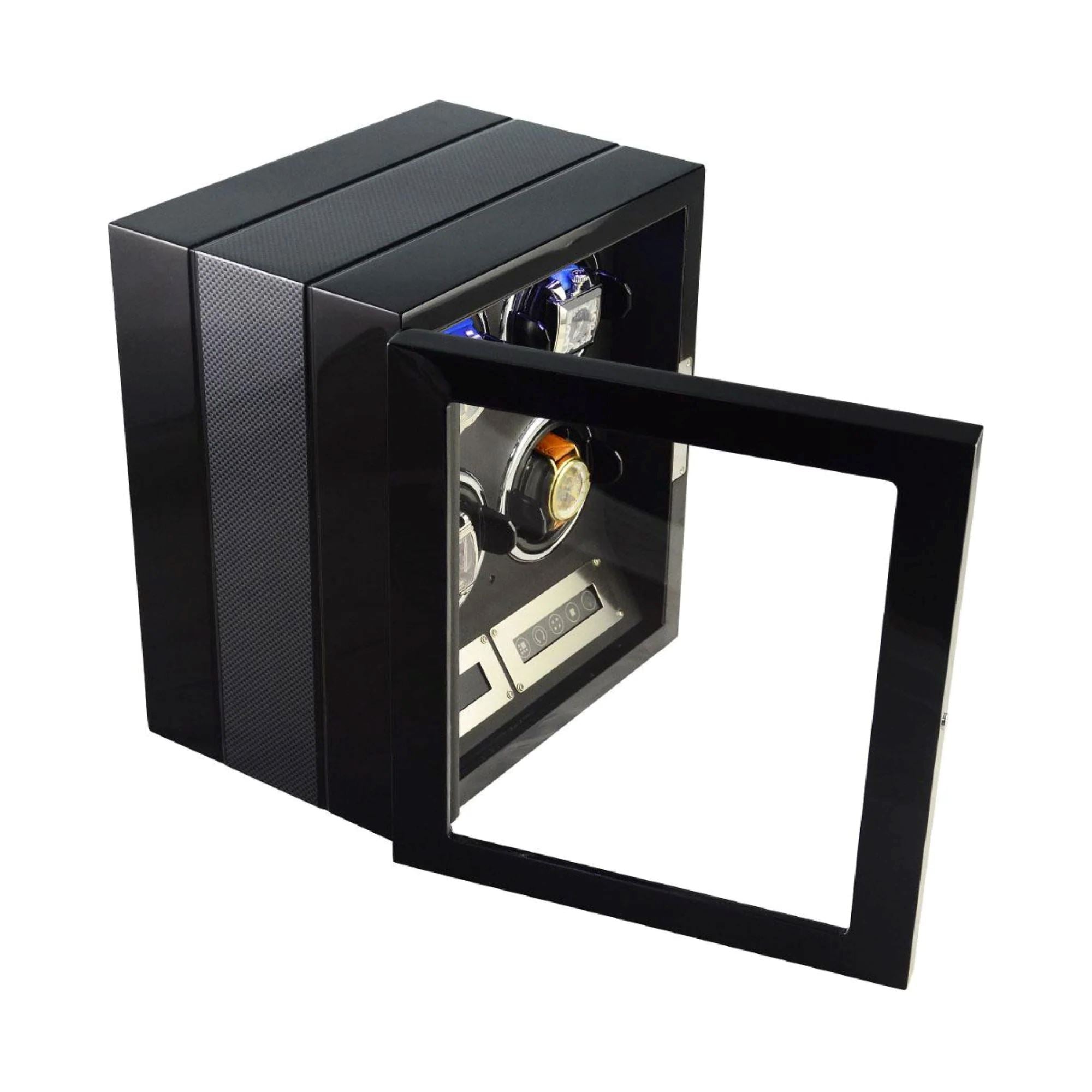 Seconds - Flinders Watch Winder for 4 Watches with Fingerprint Lock Seconds Clinks 