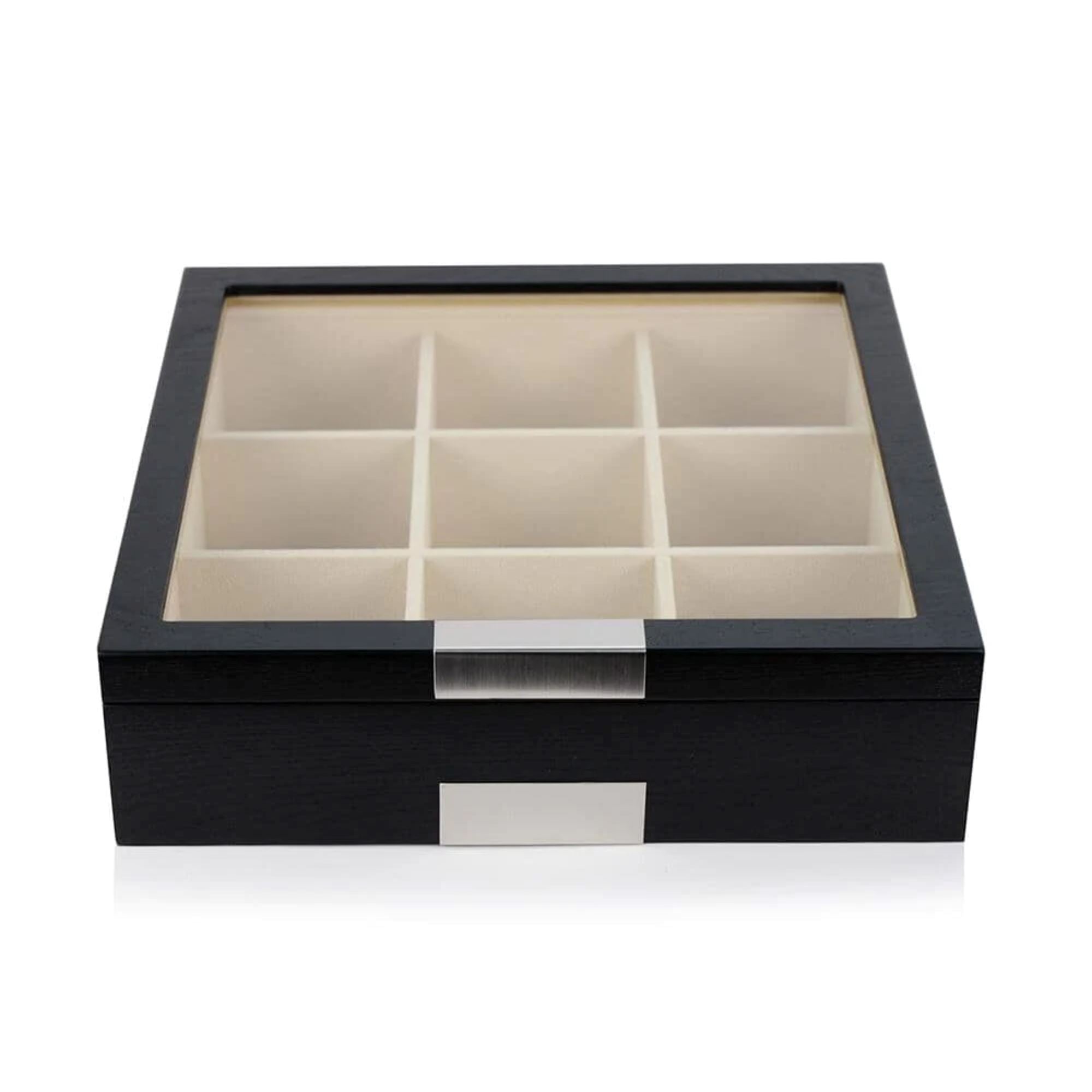 Seconds - Black Wooden Tie Box for 9 Seconds Clinks 