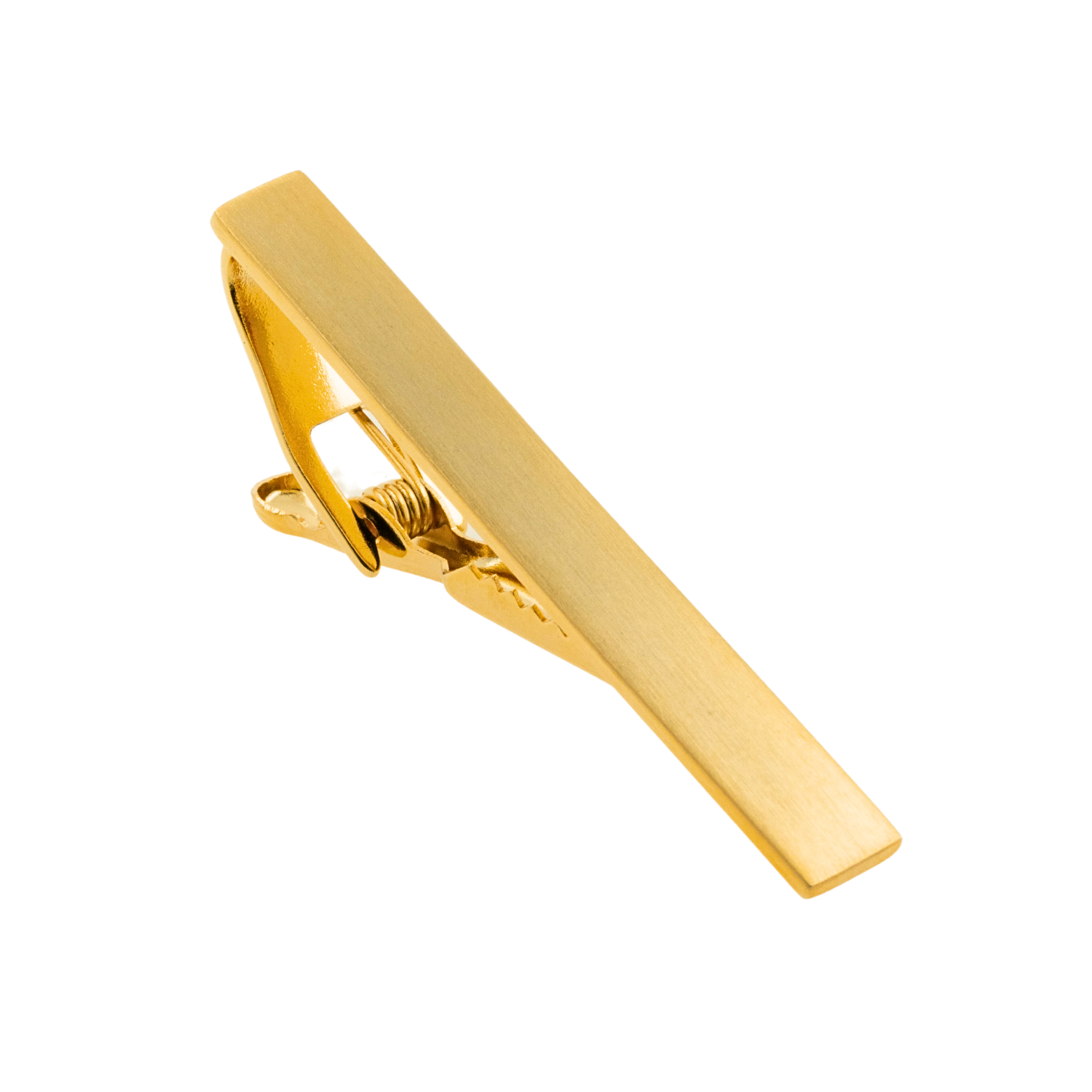 Brushed Gold Tie Clip 50mm