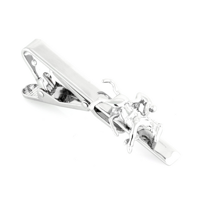 Horse and Jockey Tie Clip