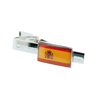 Flag of Spain Tie Clip Tie Clips Clinks 