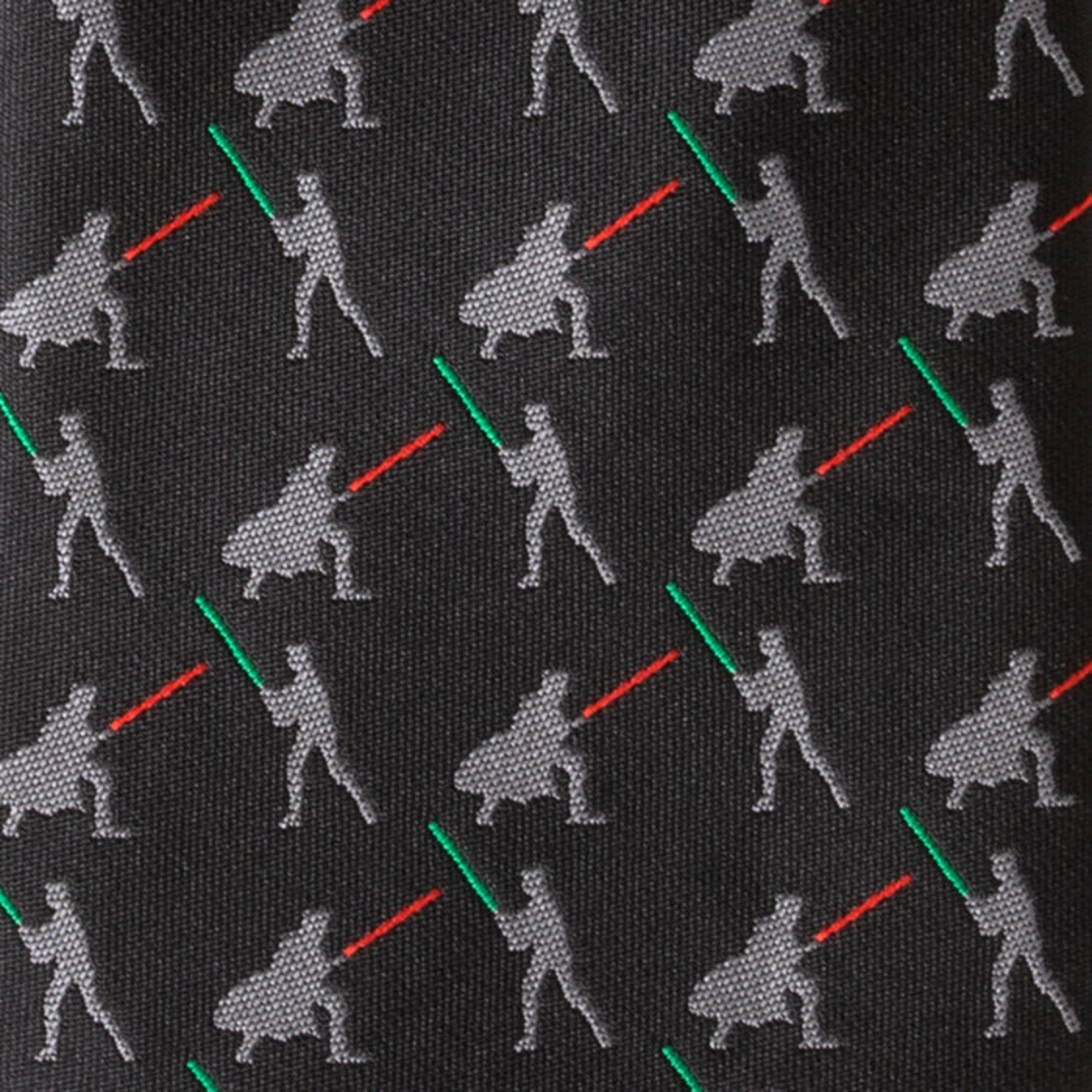 Vader v. Luke Battle Lightsaber Star Wars Black Mens Tie Ties Star Wars 