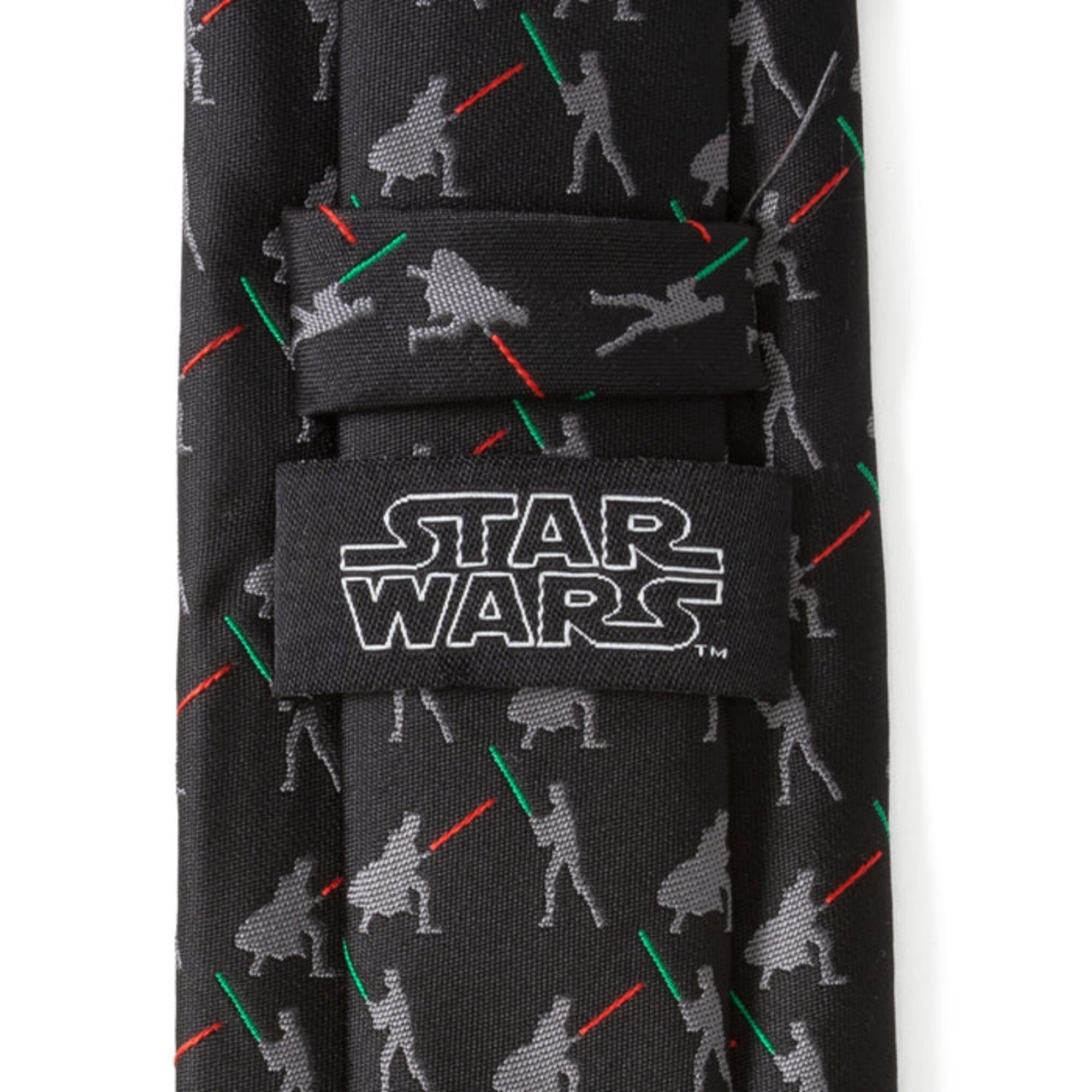 Vader v. Luke Battle Lightsaber Star Wars Black Mens Tie Ties Star Wars 