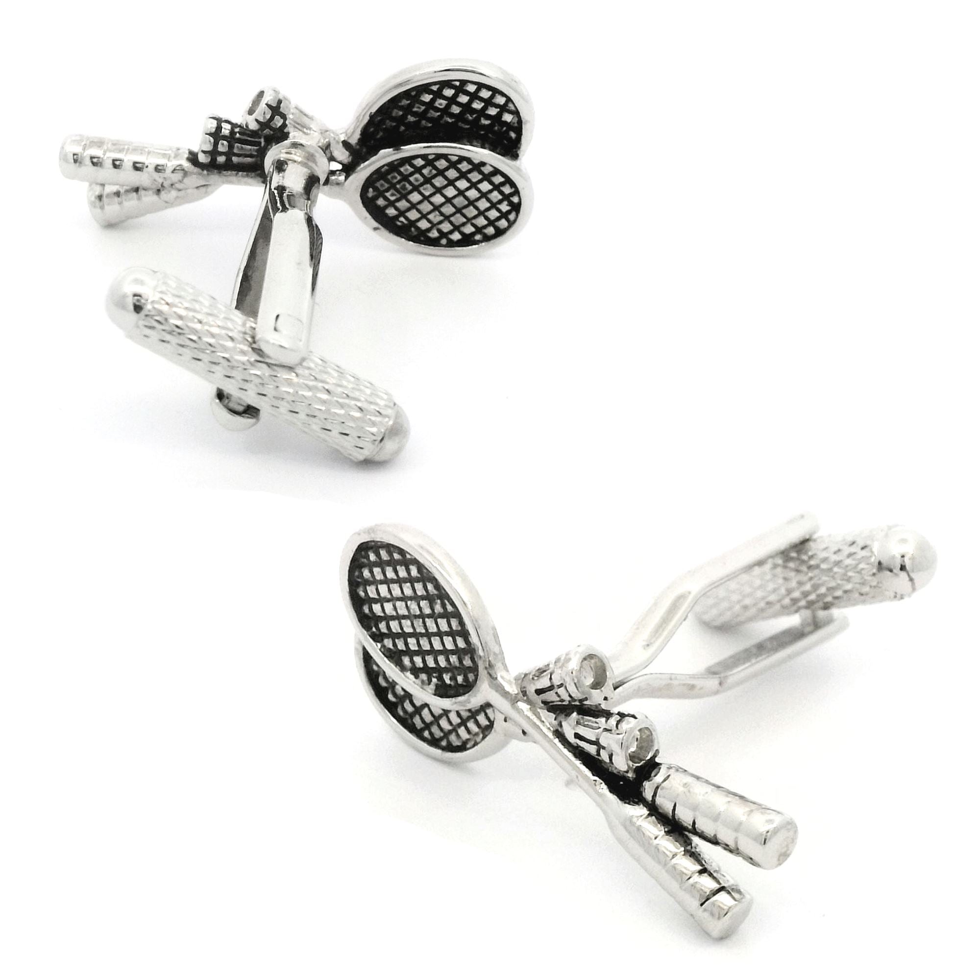 Crossed Badminton Racquets Cufflinks Novelty Cufflinks Clinks Australia 