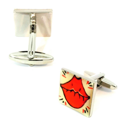 Hot Lips Cufflinks