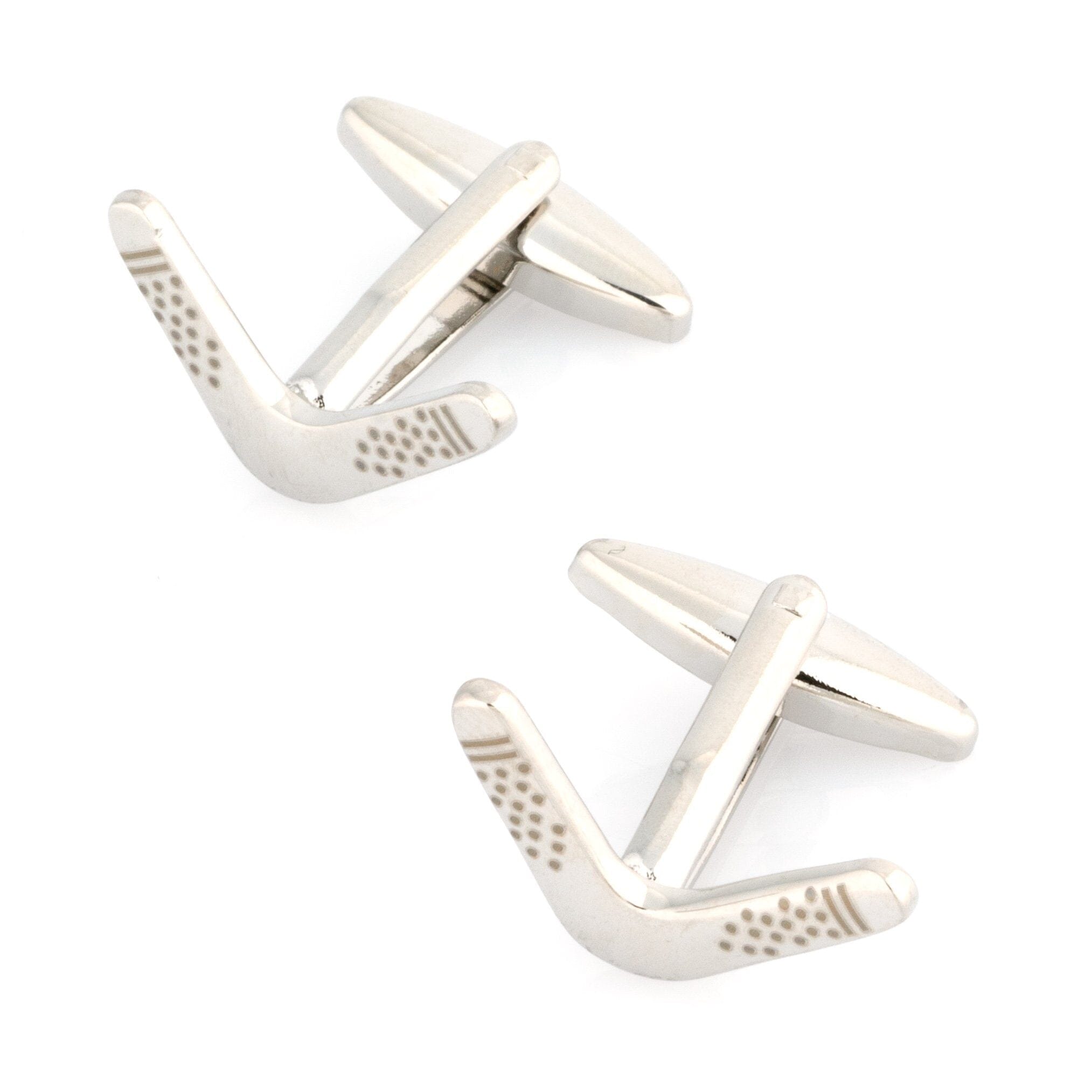 Australian Boomerang Silver Cufflinks Novelty Cufflinks Clinks Australia 