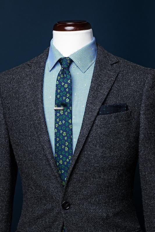 Shamrock'd Skinny Tie Ties Alynn 