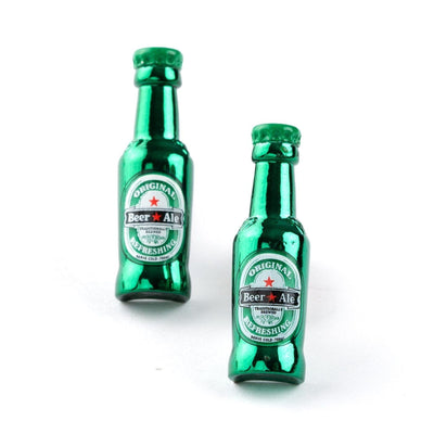 Green Beer Bottle Cufflinks
