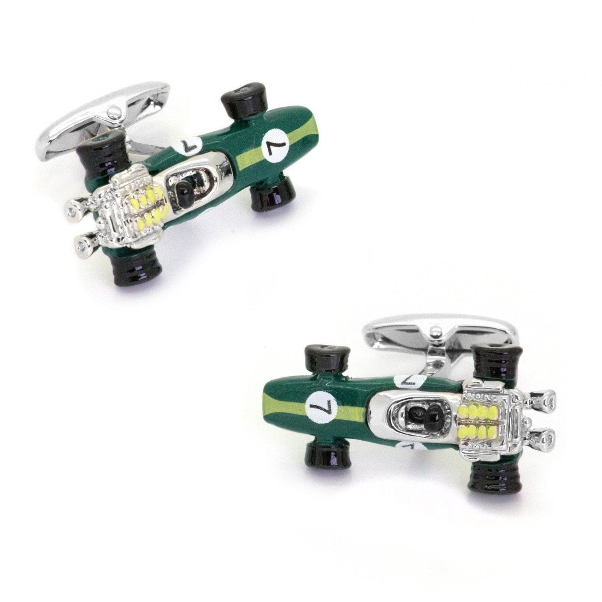 Green Lotus Racing Car Cufflinks Type 49 1967 Novelty Cufflinks Clinks Australia Green Lotus Racing Car Cufflinks Type 49 1967 