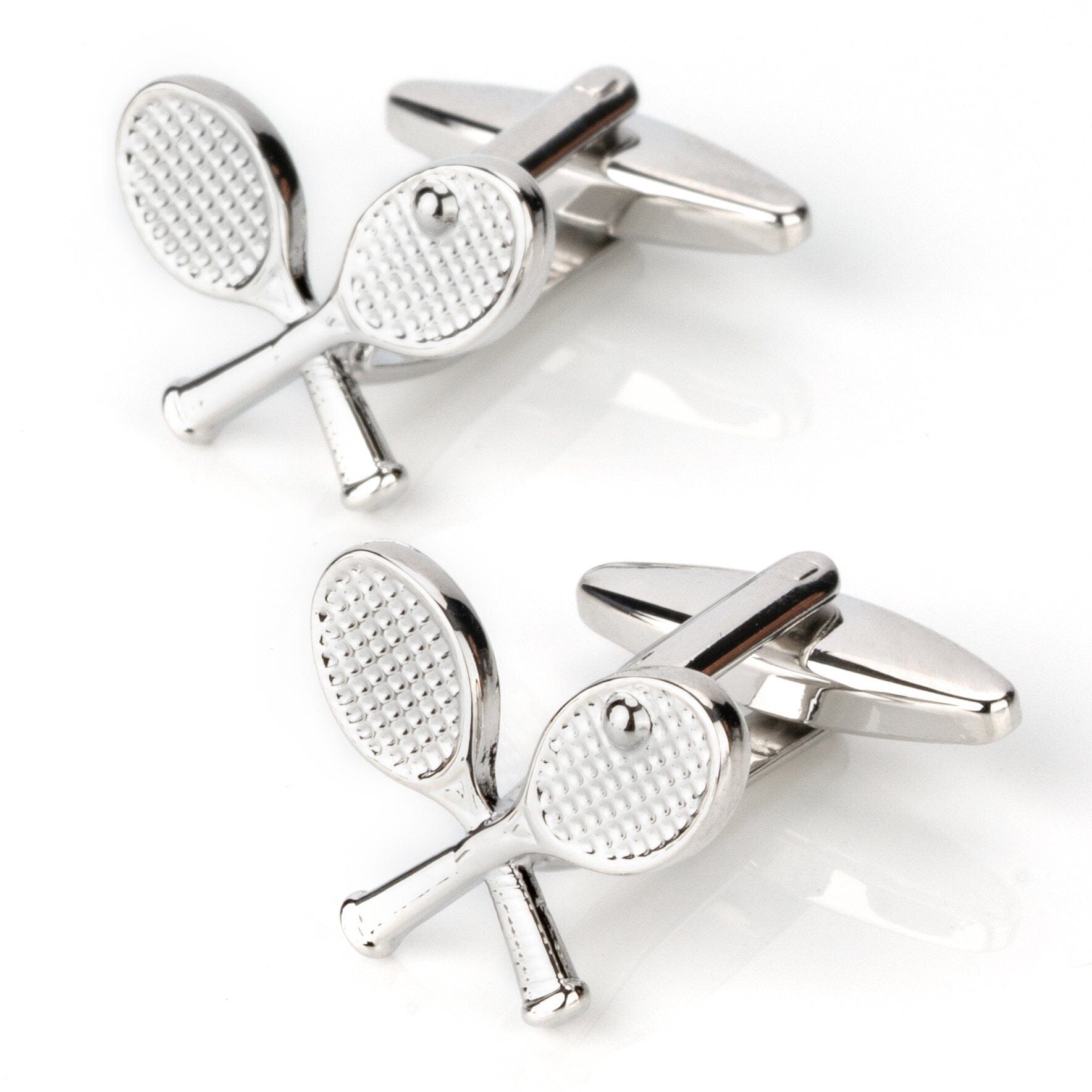 Crossed Tennis Racquet Cufflinks Novelty Cufflinks Clinks Australia Crossed Tennis Racquet Cufflinks 